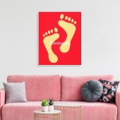 Barefoot Beach Bum Thunder_Cove Canvas Afdruk (Insitu (Woonkamer))