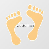 Barefoot Beach Bum Thunder_Cove Raamsticker (Vel)