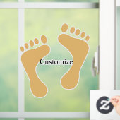 Barefoot Beach Bum Thunder_Cove Raamsticker (Huis)