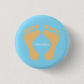 Barefoot Beach Bum Thunder_Cove Ronde Button 3,2 Cm (Voorkant)