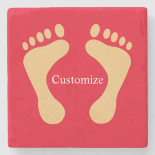 Barefoot Beach Bum Thunder_Cove Stenen Onderzetter