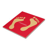 Barefoot Beach Bum Thunder_Cove Tegeltje (Zijkant)