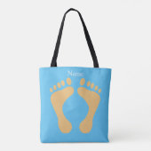 Barefoot Beach Bum Thunder_Cove Tote Bag (Achterkant)
