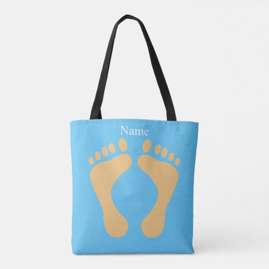 Barefoot Beach Bum Thunder_Cove Tote Bag (Achterkant)