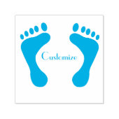 Barefoot Beach Bum Thunder_Cove Zelfinktende Stempel (Design)