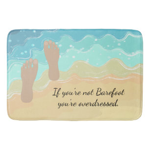 Barefoot Beach Cute Badmat