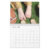 Barefoot bij de Ballpark Two-Page Agenda Kalender (Jan 2027)