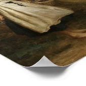 Barefoot Bloemenmeisje Poster (Hoek)