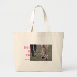 Barefoot door ontwerp grote tote bag