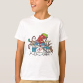 Barefoot Groove Octopus Drummer T-shirt (Voorkant)