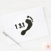Barefoot Half Marathon Sticker (Envelop)