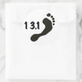 Barefoot Half Marathon Sticker (Tas)