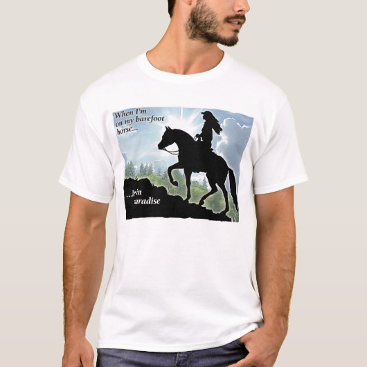 Barefoot Horse T-shirt (Voorkant)