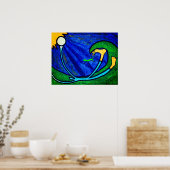 Barefoot in Grass Dream schilderij Poster (Keuken)