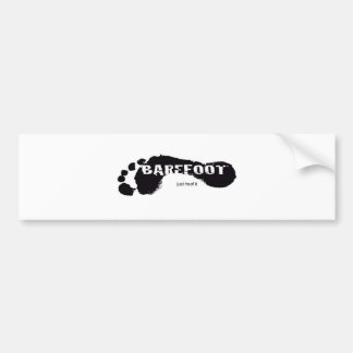 BareFoot-Logo Bumpersticker