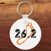 Barefoot Marathon Sleutelhanger (Voorkant)