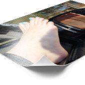 Barefoot Reflecties Foto afdrukken (Hoek)