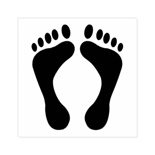 Barefoot Rubberstempel (Afrduk)