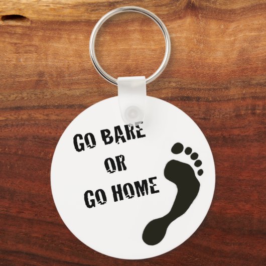 Barefoot Running Keychain (Voorkant)