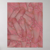 BareFoot Soles-Poster van FunnyFeet Poster (Voorkant)