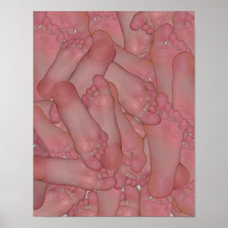 BareFoot Soles-Poster van FunnyFeet Poster