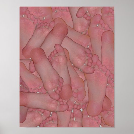 BareFoot Soles-Poster van FunnyFeet Poster (Voorkant)