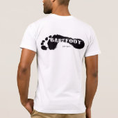Barefoot uitvoeren t-shirt (Achterkant)