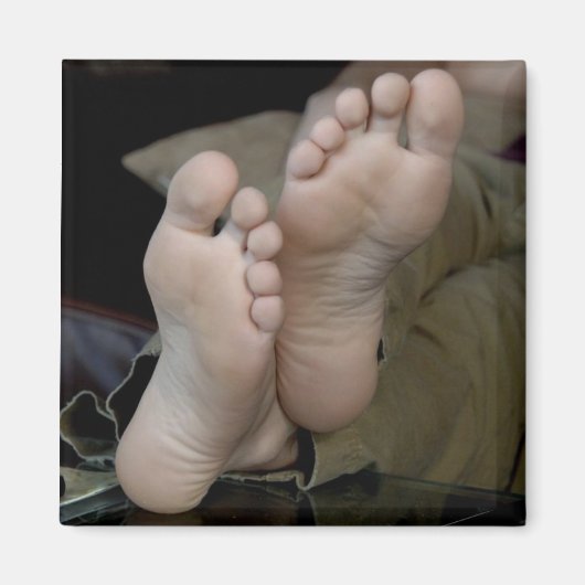 Barefoot voetmagneet magneet (Voorkant)