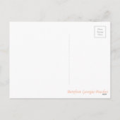 Barefoot voor het Feestdagen Briefkaart (Achterkant)