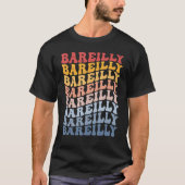 Bareilly City Groovy Retro T-shirt (Voorkant)