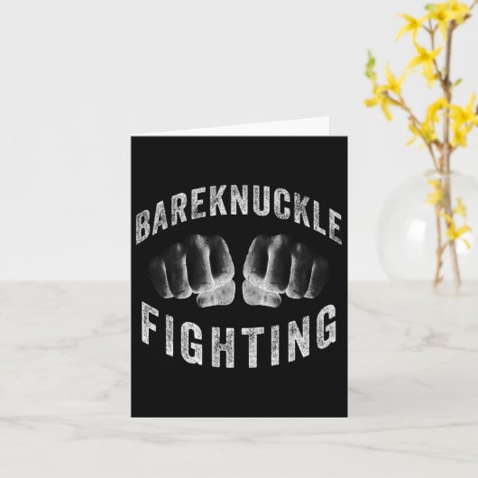 Bareknuckle Fighting Knockout Kaart (Gele Bloem)