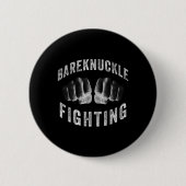 Bareknuckle Fighting Knockout Ronde Button 5,7 Cm (Voorkant)