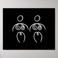 Barelines Poster voor vrouwen en vrouwen