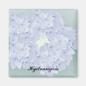 Barely Blue Hydrangea Magnet (Voorkant)