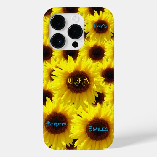 Barely Daar Sunflower Case-Mate iPhone Case (Achterkant)