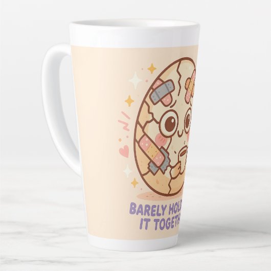 Barely Holding It Together Latte Mok (Linkerhoek)