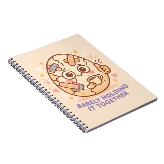Barely Holding It Together Notitieboek (Rechterzijde)