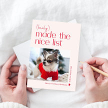 Barely Made It Editable Color Holiday Foto Kaart