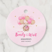 Barely Wait Baby Shower Bedankjes Labels (Voorkant)