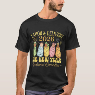 Baren En Bevallen 2026 Nieuwjaars Welkom Comité T-shirt