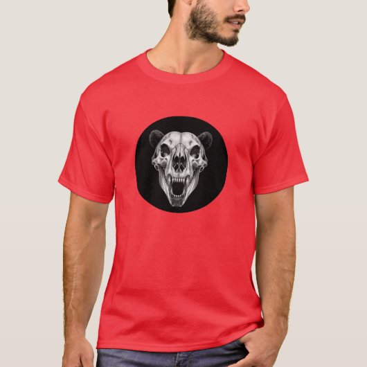 Bären Schädel T-shirt (Voorkant)