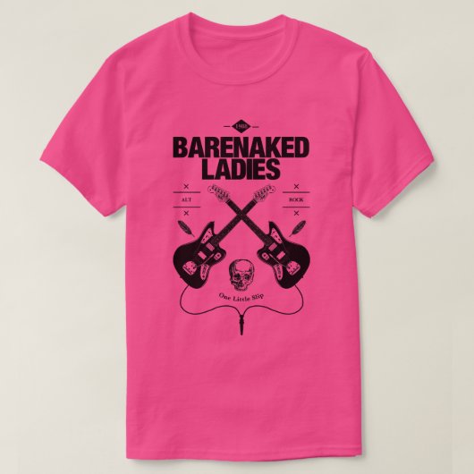 Barenaked dames gitaar Logo T-shirt (Design voorkant)