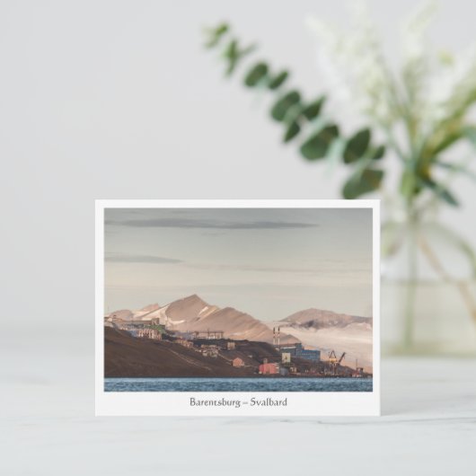 Barentsburg Svalbard Briefkaart (Staand voorkant)