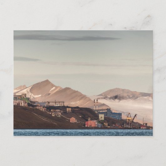 Barentsburg Svalbard Briefkaart (Voorkant)