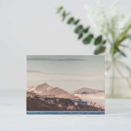 Barentsburg Svalbard Briefkaart (Staand voorkant)
