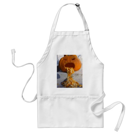 Barfing Pumpkin Standaard Schort (Voorkant)