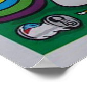 Barfing Unicorn Poster (Hoek)