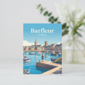 Barfleur Frankrijk Briefkaart (Staand voorkant)