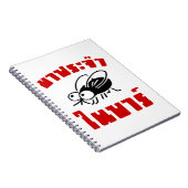 BARFLY Geschreven in het script voor Thaise taal Notitieboek (Rechterzijde)