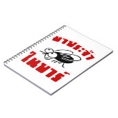 BARFLY Geschreven in het script voor Thaise taal Notitieboek (Linkerzijde)